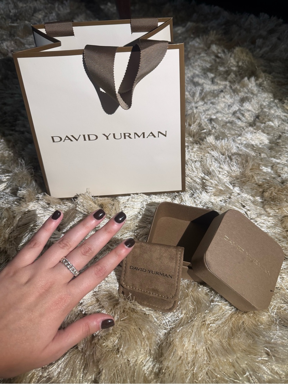 David Yurman BELMONT® CURB LINK BAND RING